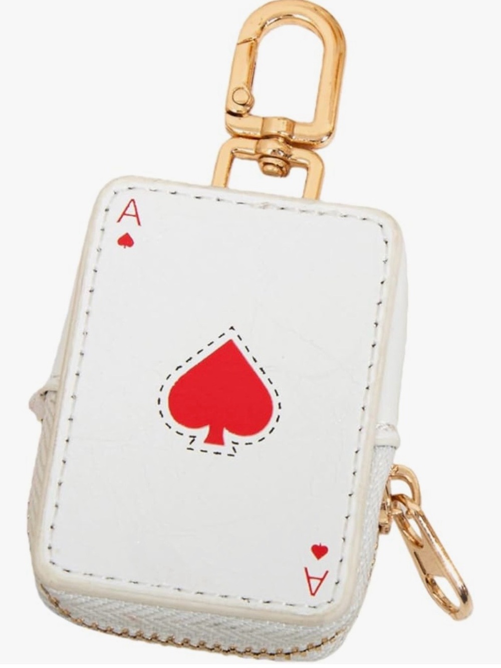 Ace of Hearts Mini Coin Purse Charm